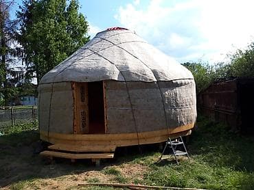 юрты в горах бишкек: Каркас для юрты, металический, диаметр 5,40м каркас новый, на фото — 9