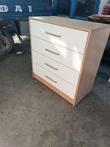 сундук железный: Комод для одежды, Без зеркала, ЛДСП, цвет - Белый — 2