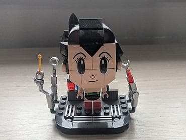 Конструктор-figurine в стиле BrickHeadz — персонаж Astro Boy (Аттом) at lalafo.kg Конструктор-figurine в стиле BrickHeadz — персонаж Astro Boy (Аттом)