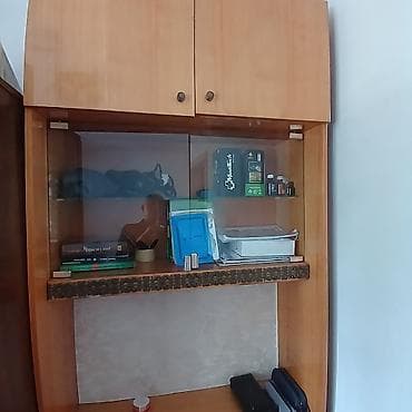 Компьютерный стол, Б/у, С полками