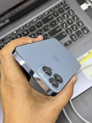 redmi note 19: IPhone 13 Pro Max, Б/у, 256 ГБ, Sierra Blue, Защитное стекло, Чехол, 100 % — 5