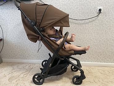 Коляска, Anex, цвет - Коричневый, Б/у
