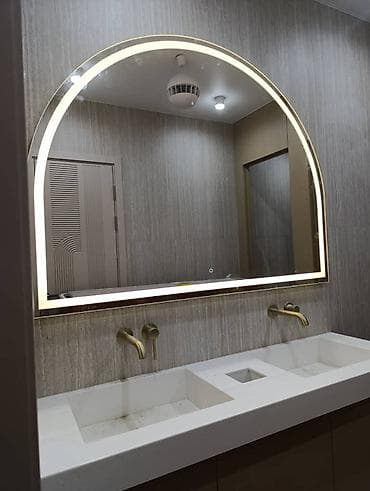 Күзгүлөр: Зеркала с подсветкой,с пескоструем (С ВАШИМИ ЛОГОТИПАМИ) для ванной — 7