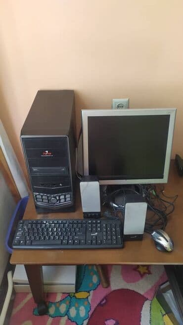 продажа настольного компьютера: Компьютер, ОЗУ 2 ГБ, Для несложных задач, Б/у, HDD — 2