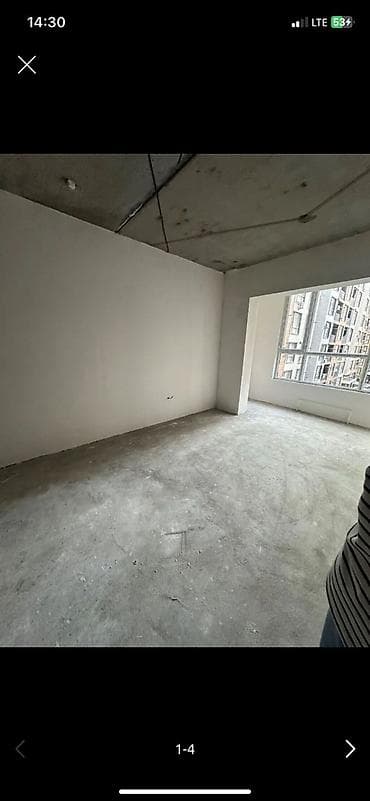 Батирлер: 1 бөлмө, 54 м², Элитка, 3 кабат, Даяр ПСО (өзү оңдоп түзөтүп бүтүү үчүн) — 1