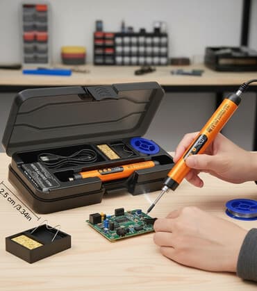 сварщик полуавтомат: Портативный паяльник с цифровым дисплеем в комплекте Описание: - — 1