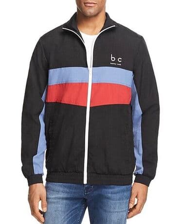 tech fleese: Barney Cools. Трехцветная ветровка Barney Cools.Раскладной воротник — 1