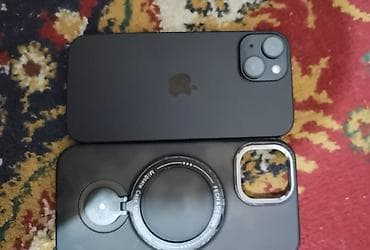 IPhone 15, Б/у, 128 ГБ, Черный, Чехол, 80 % at lalafo.kg IPhone 15, Б/у, 128 ГБ, Черный, Чехол, 80 %