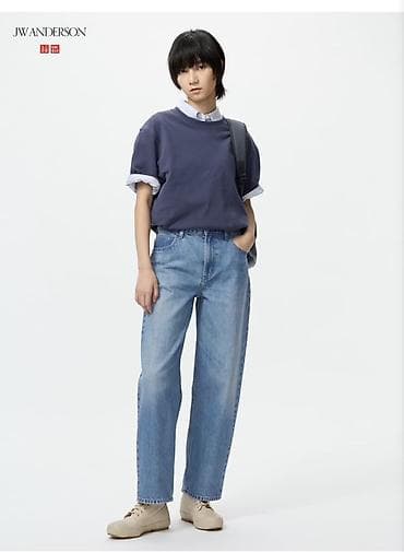 сумки юникло: Джинсы JW Anderson x Uniqlo размер 29 - Модель: прямые свободные — 1