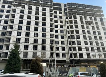 однокомнатная квартира в рассрочку: 1 комната, 58 м², Элитка, 4 этаж, ПСО (под самоотделку) — 2