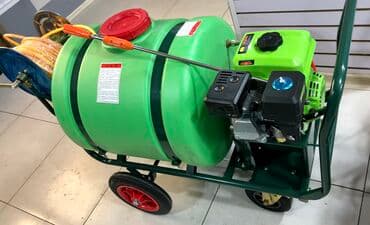 опрыскиватель садовый бензиновый: Опрыскиватель бензиновый (плунжерный) без бочки, 30 метров рукав - — 3