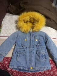Тёплая зимняя куртка на девочку 130 см рост at lalafo.kg Тёплая зимняя куртка на девочку 130 см рост