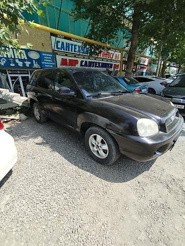 машина туксон: Hyundai Santa Fe: 2002 г., 2.4 л, Автомат, Бензин, Кроссовер — 4