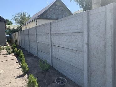 Дом и сад: Секционные бетонные заборы из ЖБ панелей - Тип: сборные — 3
