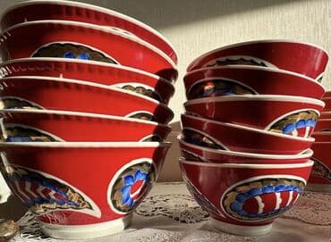 стеклянные тарелки: Легендарные чайные сервизы «Каламбур» в разных оттенках… В наборе — 8