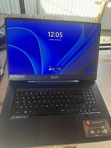 microsoft surface pro: Игровой ноутбук MSI (серия с эмблемой дракона на крышке). MSI TITAN — 7