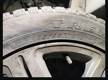 Колеса в сборе 205 / 55 / R 16, Зима, Пара, Литые, отверстий - 5
