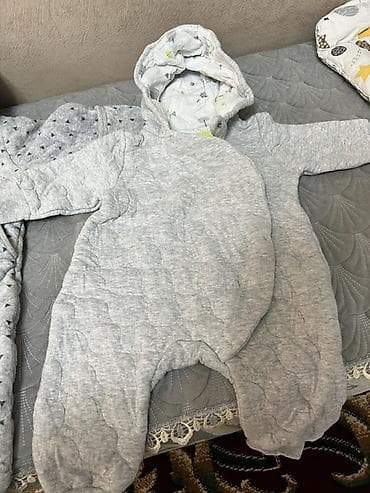 кыргыз көйнөк детский: Комплект, түсү - Боз — 2