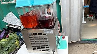 Диспенсер для холодных напитков (juice dispenser) с двумя прозрачными