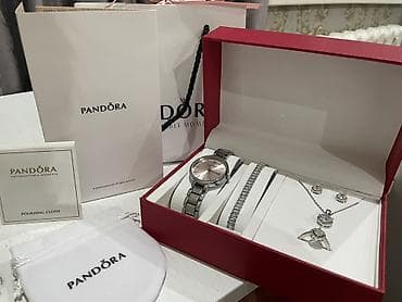 Подарочный набор Pandora Состав: - Женские наручные часы в at lalafo.kg Подарочный набор Pandora Состав: - Женские наручные часы в