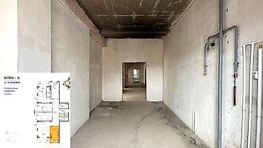 5: 5 и более комнат, 218 м², Орто-Сай с. Элитка, 3 этаж, ПСО (под самоотделку) — 6