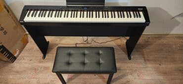 Гитары: Цифровое пианино (88 клавиш) с мебельной стойкой и банкеткой — 5