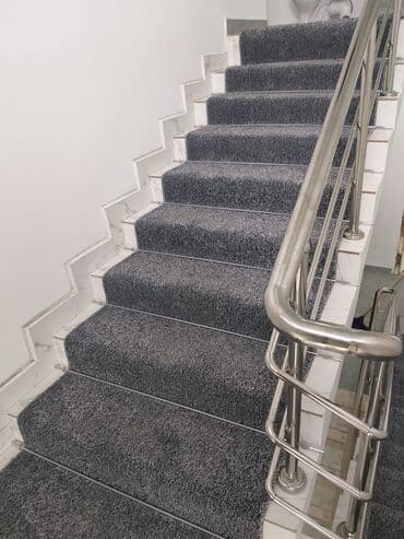 ковры дорожки паласы ковролин: Энсиз узун килем Жаңы, 80 см* 1 узундукту өлчөөчү м, Полиэстер, Геометрия, Накталай эмес/накталай төлөм — 2