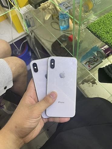kitchen aid: IPhone X, Б/у, 64 ГБ, Серебристый, 100 % — 1