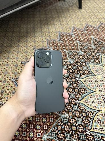 IPhone 16 Pro, цвет Black Titanium (черный титановый) Акб 89% 128гб