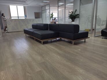 офисные диваны: Офисный диван, Новый, цвет - Серый, Экокожа — 4