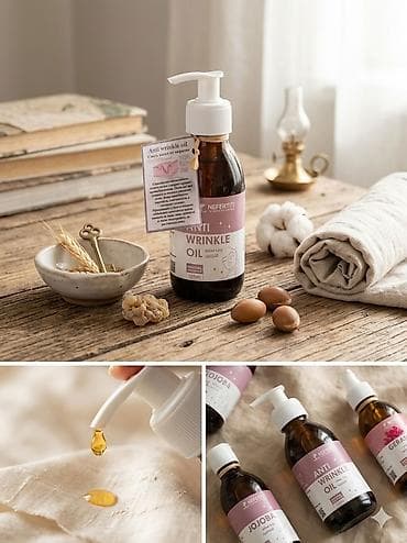 Сулуулук жана ден соолук: Антивозрастное масло для лица Nefertiti Anti Wrinkle Oil, 125 мл — 1