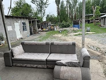 раковина с тумбой и зеркалом в ванную бишкек: Угловой диван, Раскладной, Двухместный — 3