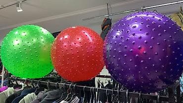 Фитболы, Мячи для фитнеса и йоги, фитбол с шыпами и гладкий