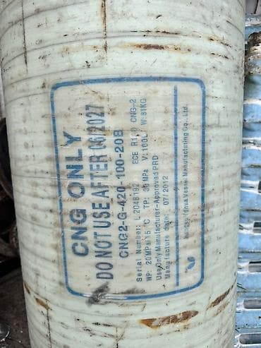 1001 роза: Композиттик газ баллону, Башка бренд, Толтуруу: Жаратылыш газы — 7
