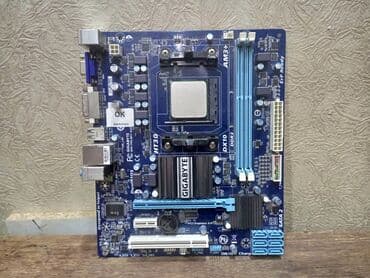 оперативная память ddr3 16gb: Материнская плата, Б/у, Gigabyte, AM3+, Micro-ATX, Для ПК — 1