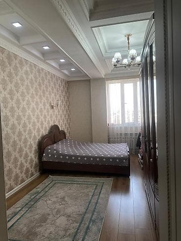 сдаю квартиру на длительный срок в районе кызыл аскерь: 2 комнаты, Собственник, С мебелью полностью — 4