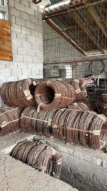 двери входные б: Металлическая проволока, Сталь, Диаметр: 4 мм, Для вязки арматуры, Без покрытия, Оптом — 4