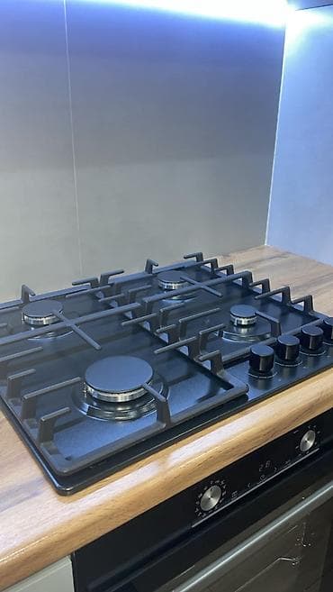 Газовая печь, Gorenje, Новый, Встраиваемая, цвет - Черный