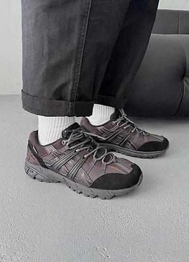 Мужские кроссовки, 40, 40.5, 41, Asics, Новый, цвет - Коричневый, Самовывоз, Платная доставка — 2
