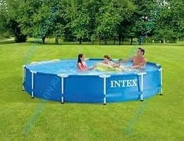 балон для плавание: Надувное кресло, цвет - Синий — 1