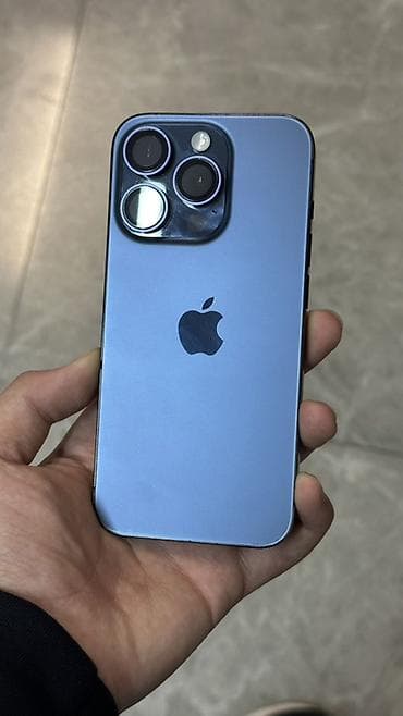 Мобильные телефоны и аксессуары: IPhone 15 Pro, Б/у, 256 ГБ, Blue Titanium, 88 % — 1