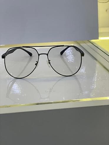 Көз айнектер: Классические очки-авиаторы с тонкой металлической оправой. - Форма — 1