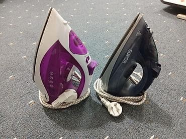 Утюги: Утюг Паровой, Антипригарный, Регулировка подачи пара — 1