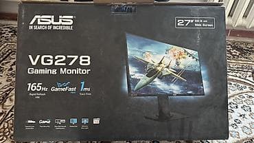 Электронные книги: Монитор, Asus, Б/у, LED, 27" - 28" — 8