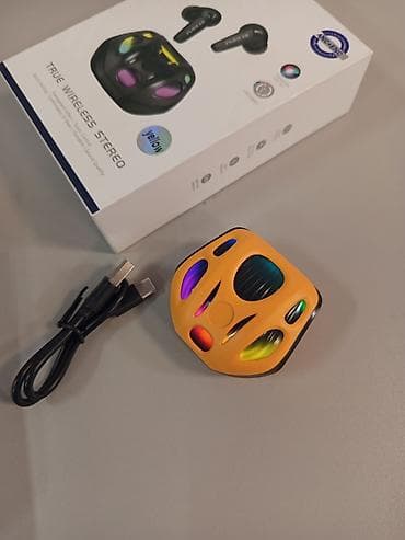 АКЦИЯ! Беспроводные наушники TWS с зарядным кейсом и RGB‑подсветкой -