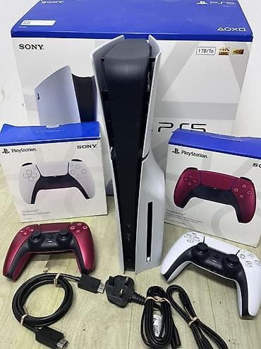 ps5 купить: Новая PS5slim цена с 1джойстиком 2й джойстик +5000сомов есть гарантия — 1