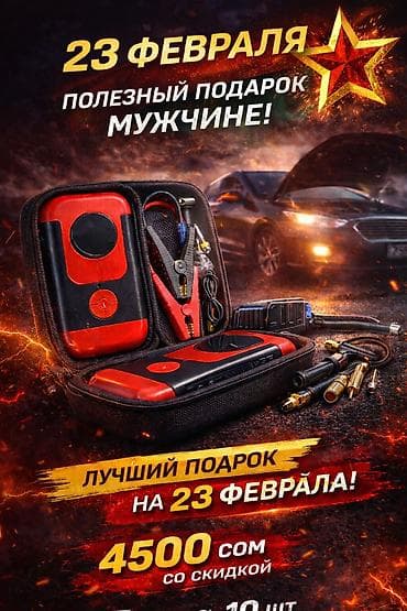 Аксессуары и тюнинг: Пуско-зарядное устройство (Jump Starter) HIGH-POWER в кейсе — 1