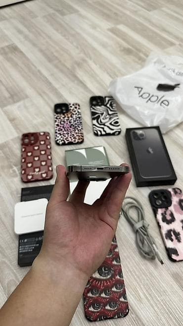 iphone 3: IPhone 13 Pro Max, Б/у, 1 ТБ, Matte Space Gray, Защитное стекло, Чехол, Кабель, 100 % — 4