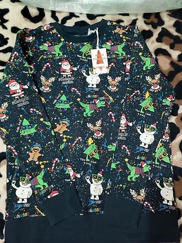 кофта на 2 года: Свитер на мальчика 12 лет. Рисунок новогодний. Хлопок 100%. Бангладеш — 1