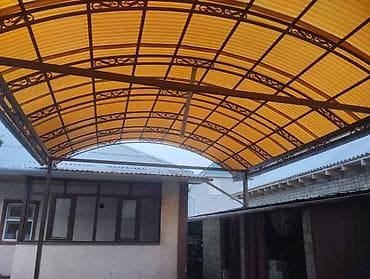 араба тачка: Навес, Арочный, Металл, Поликарбонат — 2
